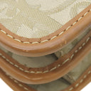 クリスチャン・ディオール Christian Dior トロッター 2way ハンドバッグ ベージュ キャンバス レザー 2WAYバッグ ゴールド金具 茶 ハンドバッグ ショルダー