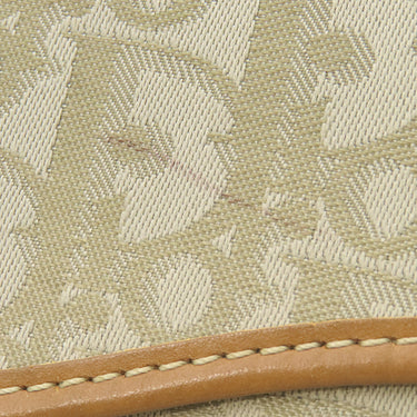 クリスチャン・ディオール Christian Dior トロッター 2way ハンドバッグ ベージュ キャンバス レザー 2WAYバッグ ゴールド金具 茶 ハンドバッグ ショルダー