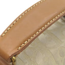 クリスチャン・ディオール Christian Dior トロッター 2way ハンドバッグ ベージュ キャンバス レザー 2WAYバッグ ゴールド金具 茶 ハンドバッグ ショルダー