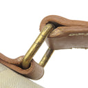 クリスチャン・ディオール Christian Dior トロッター 2way ハンドバッグ ベージュ キャンバス レザー 2WAYバッグ ゴールド金具 茶 ハンドバッグ ショルダー