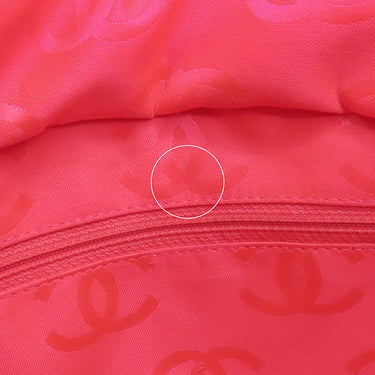 シャネル CHANEL カンボンライン A25169 ブラック レザー エナメル トートバッグ シルバー金具 黒 ピンク キルティング ココマーク