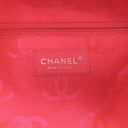 シャネル CHANEL カンボンライン A25169 ブラック レザー エナメル トートバッグ シルバー金具 黒 ピンク キルティング ココマーク