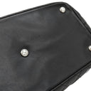 シャネル CHANEL カンボンライン A25169 ブラック レザー エナメル トートバッグ シルバー金具 黒 ピンク キルティング ココマーク