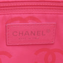 シャネル CHANEL カンボンライン ミディアム A25167 ブラック レザー エナメル トートバッグ シルバー金具 黒 ピンク キルティング ココマーク
