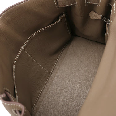 エルメス HERMES ケリー28 内縫い エトゥープ トゴ 2WAYバッグ シルバー金具 グレージュ ハンドバッグ ショルダー