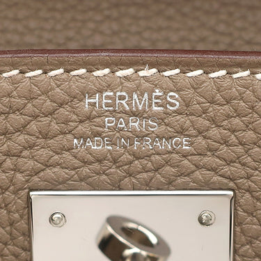 エルメス HERMES ケリー28 内縫い エトゥープ トゴ 2WAYバッグ シルバー金具 グレージュ ハンドバッグ ショルダー