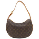 ルイヴィトン LOUIS VUITTON クロワッサン MM M51512 モノグラム モノグラムキャンバス ショルダーバッグ ゴールド金具 茶 肩掛け