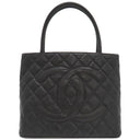 シャネル CHANEL 復刻トート A01804 ブラック キャビアスキン トートバッグ ゴールド金具 黒 ココマーク ショルダーバッグ 肩掛け