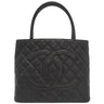 シャネル CHANEL 復刻トート A01804 ブラック キャビアスキン トートバッグ ゴールド金具 黒 ココマーク ショルダーバッグ 肩掛け