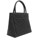 シャネル CHANEL 復刻トート A01804 ブラック キャビアスキン トートバッグ ゴールド金具 黒 ココマーク ショルダーバッグ 肩掛け