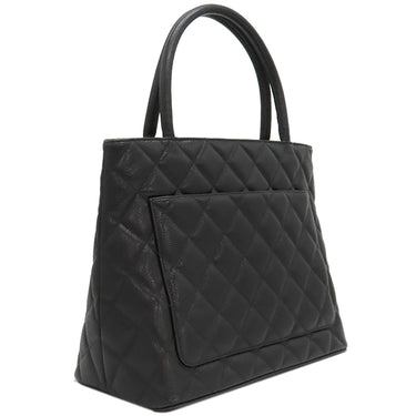 シャネル CHANEL 復刻トート A01804 ブラック キャビアスキン トートバッグ ゴールド金具 黒 ココマーク ショルダーバッグ 肩掛け