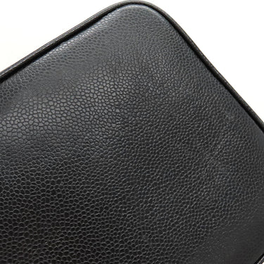 シャネル CHANEL 復刻トート A01804 ブラック キャビアスキン トートバッグ ゴールド金具 黒 ココマーク ショルダーバッグ 肩掛け