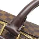 ルイヴィトン LOUIS VUITTON キーポル バンドリエール 55 N41414 ダミエエベヌ ダミエキャンバス ボストンバッグ ゴールド金具 茶 鍵/パドロック欠品