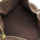 ルイヴィトン LOUIS VUITTON キーポル バンドリエール 55 N41414 ダミエエベヌ ダミエキャンバス ボストンバッグ ゴールド金具 茶 鍵/パドロック欠品