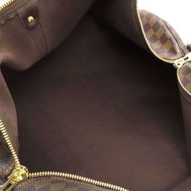 ルイヴィトン LOUIS VUITTON キーポル バンドリエール 55 N41414 ダミエエベヌ ダミエキャンバス ボストンバッグ ゴールド金具 茶 鍵/パドロック欠品