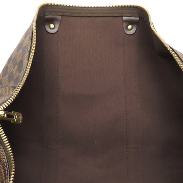 ルイヴィトン LOUIS VUITTON キーポル バンドリエール 55 N41414 ダミエエベヌ ダミエキャンバス ボストンバッグ ゴールド金具 茶 鍵/パドロック欠品