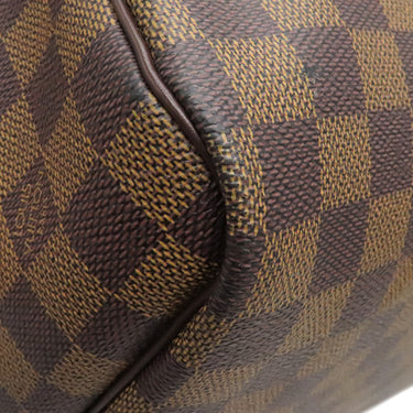 ルイヴィトン LOUIS VUITTON キーポル バンドリエール 55 N41414 ダミエエベヌ ダミエキャンバス ボストンバッグ ゴールド金具 茶 鍵/パドロック欠品