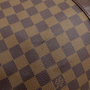 ルイヴィトン LOUIS VUITTON キーポル バンドリエール 55 N41414 ダミエエベヌ ダミエキャンバス ボストンバッグ ゴールド金具 茶 鍵/パドロック欠品