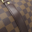 ルイヴィトン LOUIS VUITTON キーポル バンドリエール 55 N41414 ダミエエベヌ ダミエキャンバス ボストンバッグ ゴールド金具 茶 鍵/パドロック欠品