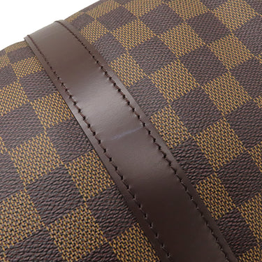 ルイヴィトン LOUIS VUITTON キーポル バンドリエール 55 N41414 ダミエエベヌ ダミエキャンバス ボストンバッグ ゴールド金具 茶 鍵/パドロック欠品