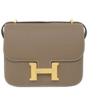 エルメス HERMES コンスタンス3 ミニ ミロワール エトゥープ ヴォーエプソン ショルダーバッグ ゴールド金具 新品 未使用 グレージュ 新刻印
