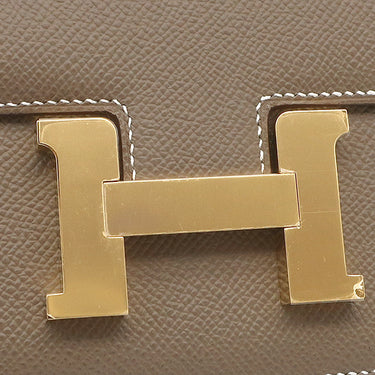 エルメス HERMES コンスタンス3 ミニ ミロワール エトゥープ ヴォーエプソン ショルダーバッグ ゴールド金具 新品 未使用 グレージュ 新刻印