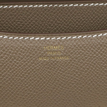 エルメス HERMES コンスタンス3 ミニ ミロワール エトゥープ ヴォーエプソン ショルダーバッグ ゴールド金具 新品 未使用 グレージュ 新刻印