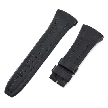 腕時計 オーデマピゲ AUDEMARS PIGUET メンズ 未使用 純正 クロコ ベルト ストラップ 28ｍｍ 黒