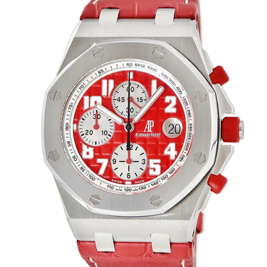 腕時計 オーデマピゲ AUDEMARS PIGUET ロイヤルオーク オフショア クロノグラフ 26108ST.OO.D066CR.01 自動巻き メンズ レッド デイト 限定