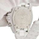 腕時計 シャネル CHANEL J12 クロノグラフ 41mm H2009 自動巻き メンズ ダイヤ ホワイト 白セラミック コンビ デイト 200m防水