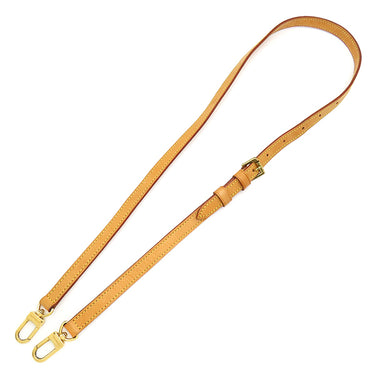 ルイヴィトン LOUIS VUITTON ヌメ革 ストラップ 117.5cm ベージュ ヌメ革 ショルダーストラップ ゴールド金具 バッグ用ストラップ 替えショルダー 調節可能