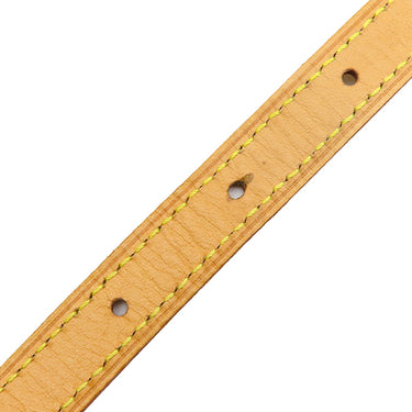 ルイヴィトン LOUIS VUITTON ヌメ革 ストラップ 117.5cm ベージュ ヌメ革 ショルダーストラップ ゴールド金具 バッグ用ストラップ 替えショルダー 調節可能