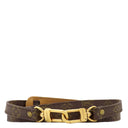 ルイヴィトン LOUIS VUITTON モノグラム ショルダーストラップ モノグラム モノグラムキャンバス ショルダーストラップ ゴールド金具 茶 約99cm