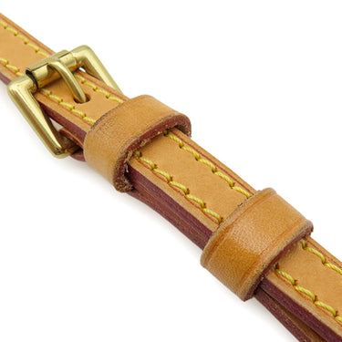 ルイヴィトン LOUIS VUITTON ヌメ革 120cm ベージュ ヌメ革 ショルダーストラップ ゴールド金具 レザー