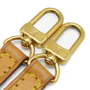 ルイヴィトン LOUIS VUITTON ヌメ革 120cm ベージュ ヌメ革 ショルダーストラップ ゴールド金具 レザー
