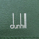 ダンヒル dunhill クラブライン FT3001B ブラウン×グリーン エナメル レザー 二つ折り財布 茶 緑 バイカラー カード入れ 札入れ