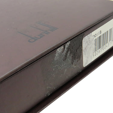 ダンヒル dunhill クラブライン FT3001B ブラウン×グリーン エナメル レザー 二つ折り財布 茶 緑 バイカラー カード入れ 札入れ