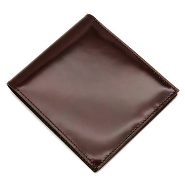 ダンヒル dunhill クラブライン FT3001B ブラウン×グリーン エナメル レザー 二つ折り財布 茶 緑 バイカラー カード入れ 札入れ