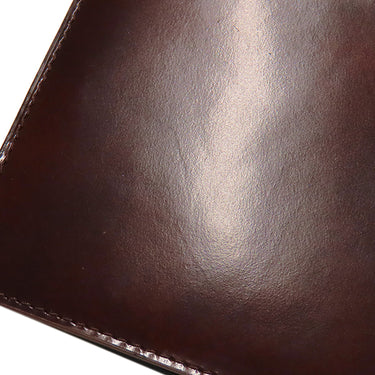 ダンヒル dunhill クラブライン FT3001B ブラウン×グリーン エナメル レザー 二つ折り財布 茶 緑 バイカラー カード入れ 札入れ