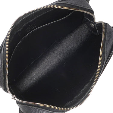 ルイヴィトン LOUIS VUITTON バイカル M30182 アルドワーズ タイガ セカンドバッグ シルバー金具 黒 チャコールグレー クラッチバッグ