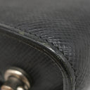 ルイヴィトン LOUIS VUITTON バイカル M30182 アルドワーズ タイガ セカンドバッグ シルバー金具 黒 チャコールグレー クラッチバッグ