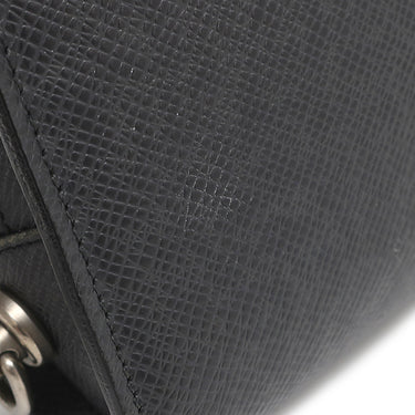 ルイヴィトン LOUIS VUITTON バイカル M30182 アルドワーズ タイガ セカンドバッグ シルバー金具 黒 チャコールグレー クラッチバッグ