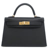 エルメス HERMES ミニケリードゥ 外縫い ブラック ヴォーエプソン 2WAYバッグ ゴールド金具 新品 未使用 黒 ショルダー 2025年製