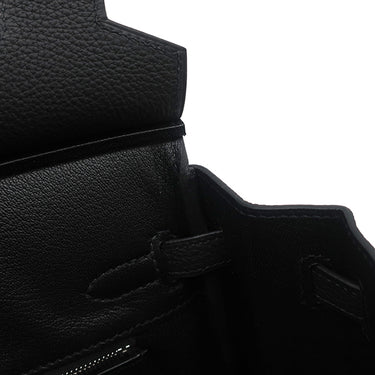 エルメス HERMES バーキン25 ブラック トゴ ハンドバッグ シルバー金具 新品 未使用 黒 2025年製