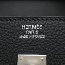 エルメス HERMES バーキン25 ブラック トゴ ハンドバッグ シルバー金具 新品 未使用 黒 2025年製