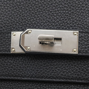 エルメス HERMES ケリー アッカド PM ブラック トゴ ボディバッグ シルバー金具 ショルダー
