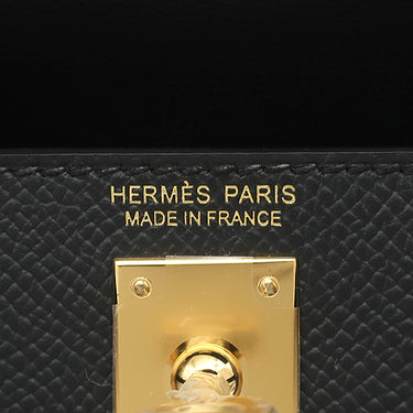 エルメス HERMES ミニケリードゥ 外縫い ブラック ヴォーエプソン 2WAYバッグ ゴールド金具 新品 未使用 黒 ショルダー 2026年製