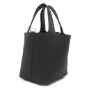 エルメス HERMES ピコタンロック 18 PM ブラック トリヨンクレマンス ハンドバッグ シルバー金具 新品 未使用 黒 2025年製