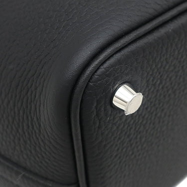 エルメス HERMES ピコタンロック 18 PM ブラック トリヨンクレマンス ハンドバッグ シルバー金具 新品 未使用 黒 2025年製