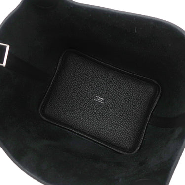 エルメス HERMES ピコタンロック 18 PM ブラック トリヨンクレマンス ハンドバッグ シルバー金具 新品 未使用 黒 2025年製